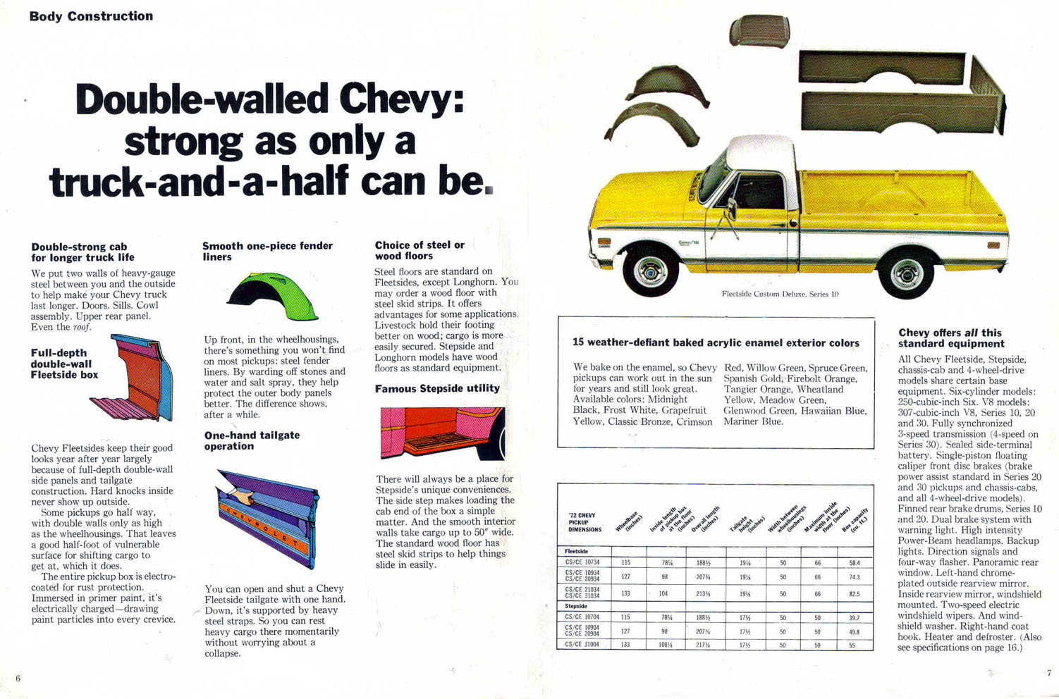 1972 Chevrolet Trucks Brochure Page 1